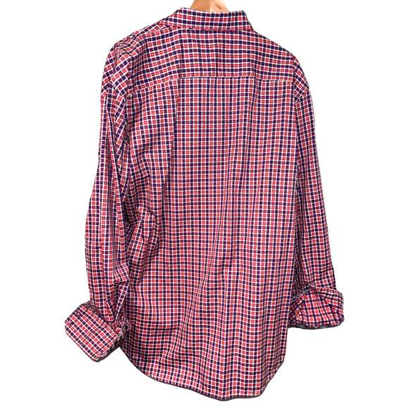 Robert Graham Button Front Shirt Textured Geometric Flip Cuff Men's Sz. 2XL EUC - Picture 4 of 8